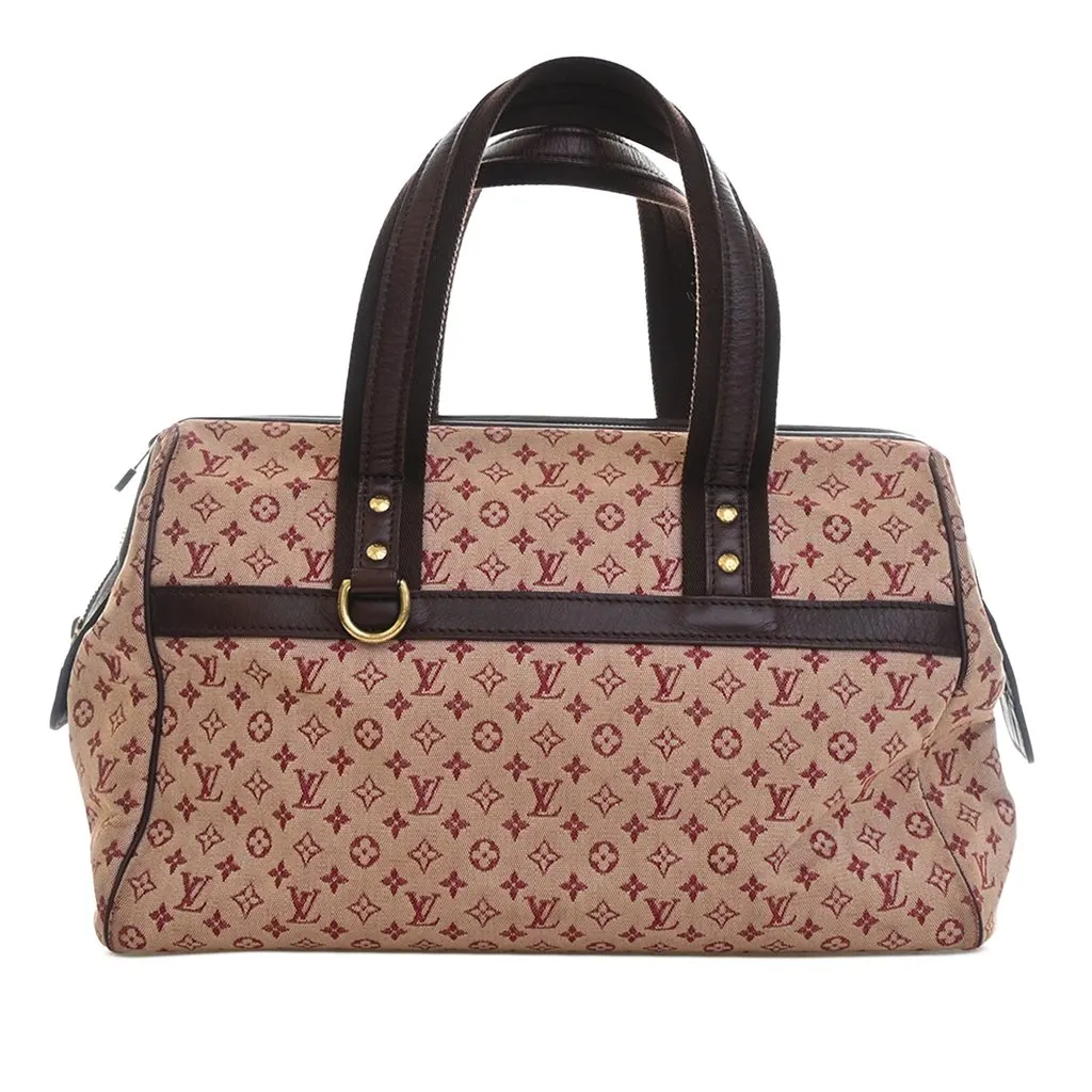Louis Vuitton Monogram Mini Lin Josephine GM Red Very good - Back View