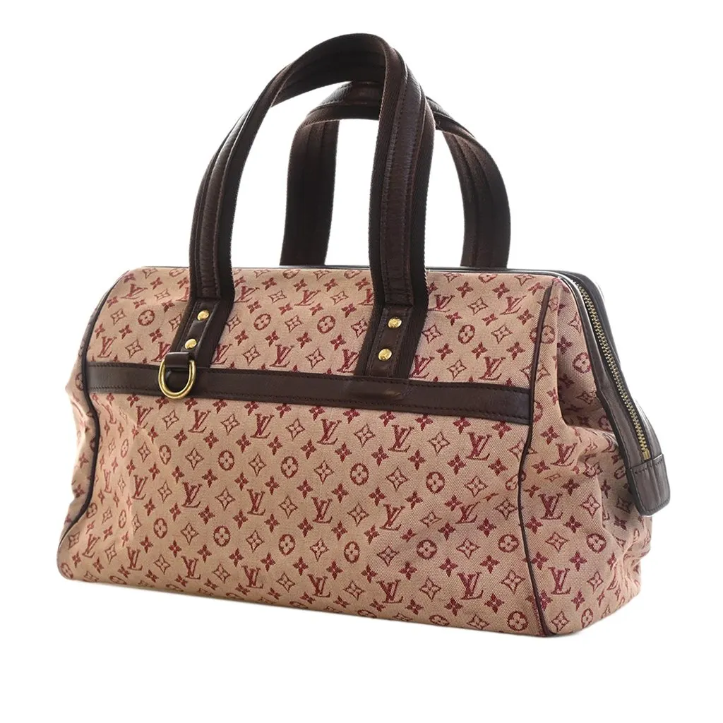 Louis Vuitton Monogram Mini Lin Josephine GM Red Very good - Model View