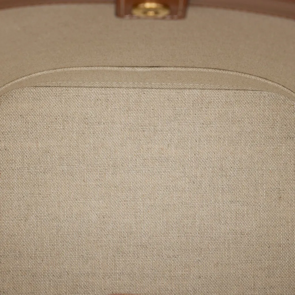 Celine Small Canvas Cuir Triomphe Bucket Bag Brown Canvas Very good - Model View