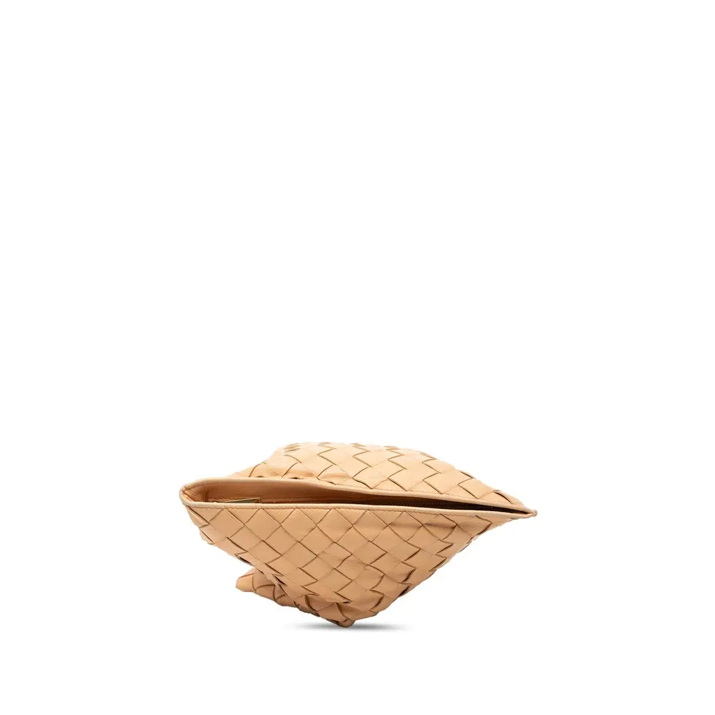 Bottega Veneta Mini Calfskin BV Twist Bag Beige Leather Very good - Inside View