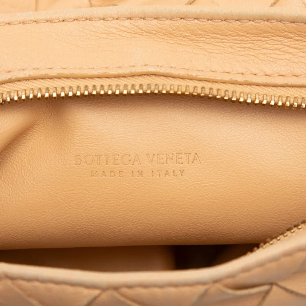 Bottega Veneta Mini Calfskin BV Twist Bag Beige Leather Very good - Box View