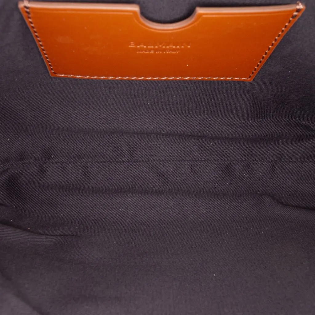 Balmain Mini Canvas B Army Logo Satchel Beige Very good - Model View