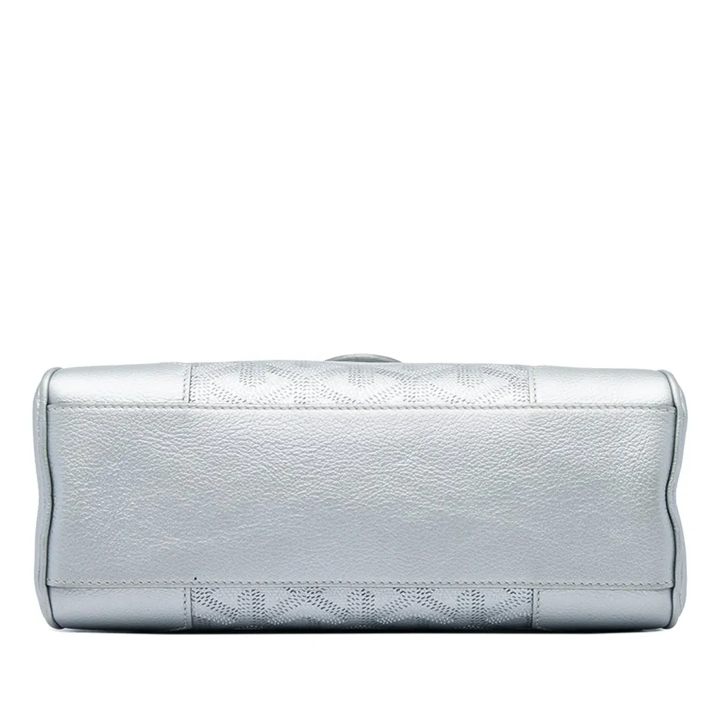 Goyard Mini Goyardine Precious Metals Saigon Souple Silver Canvas Very good - Inside View