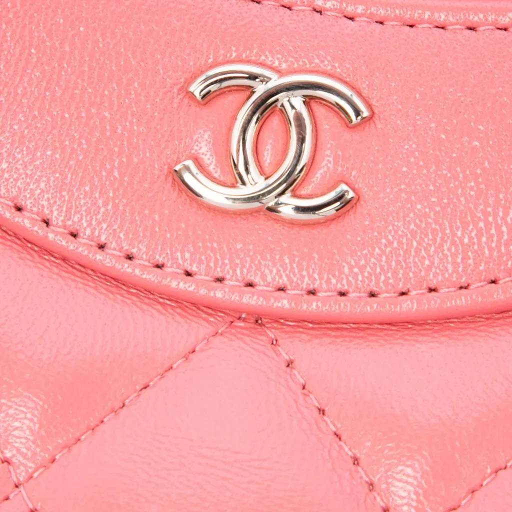 Chanel Nano Quilted Lambskin 31 Shopping Bag Pink Leather Very good - Box View