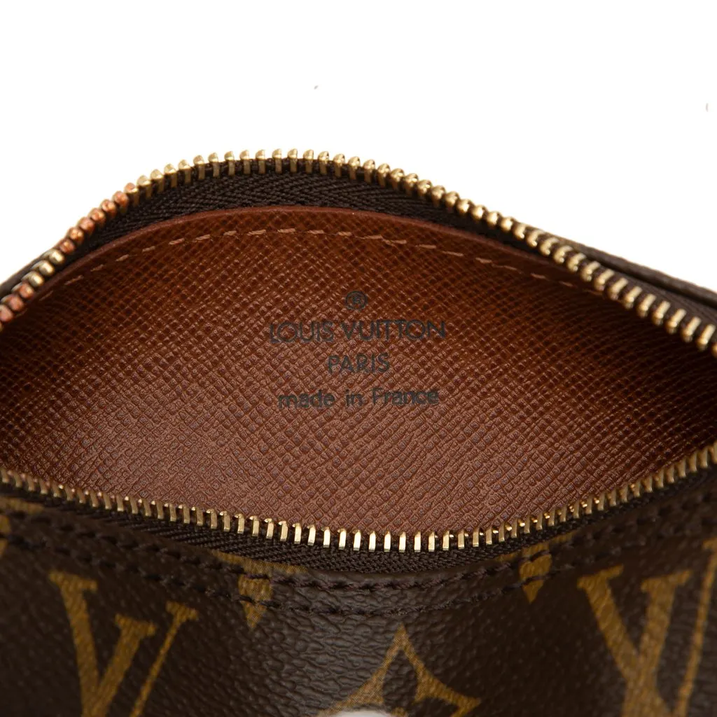 Louis Vuitton Monogram Papillon Pochette Brown Canvas Good - Box View