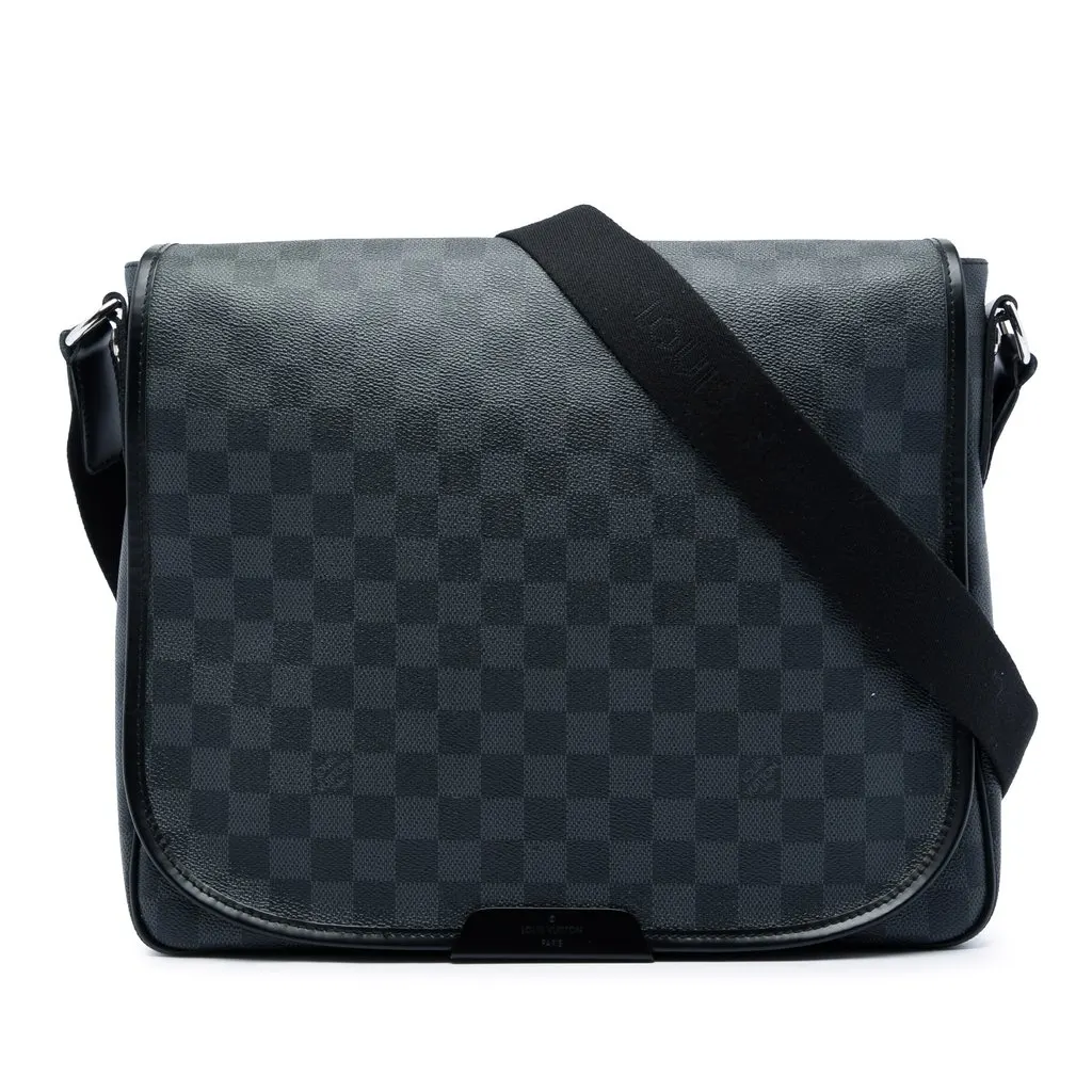 Louis Vuitton Damier Graphite Daniel MM Black Very good - Front View