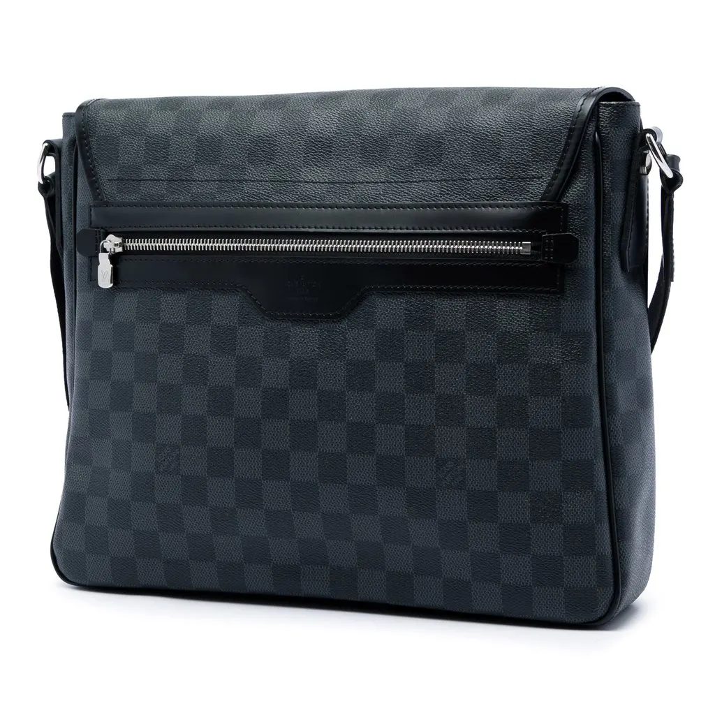 Louis Vuitton Damier Graphite Daniel MM Black Very good - Back View