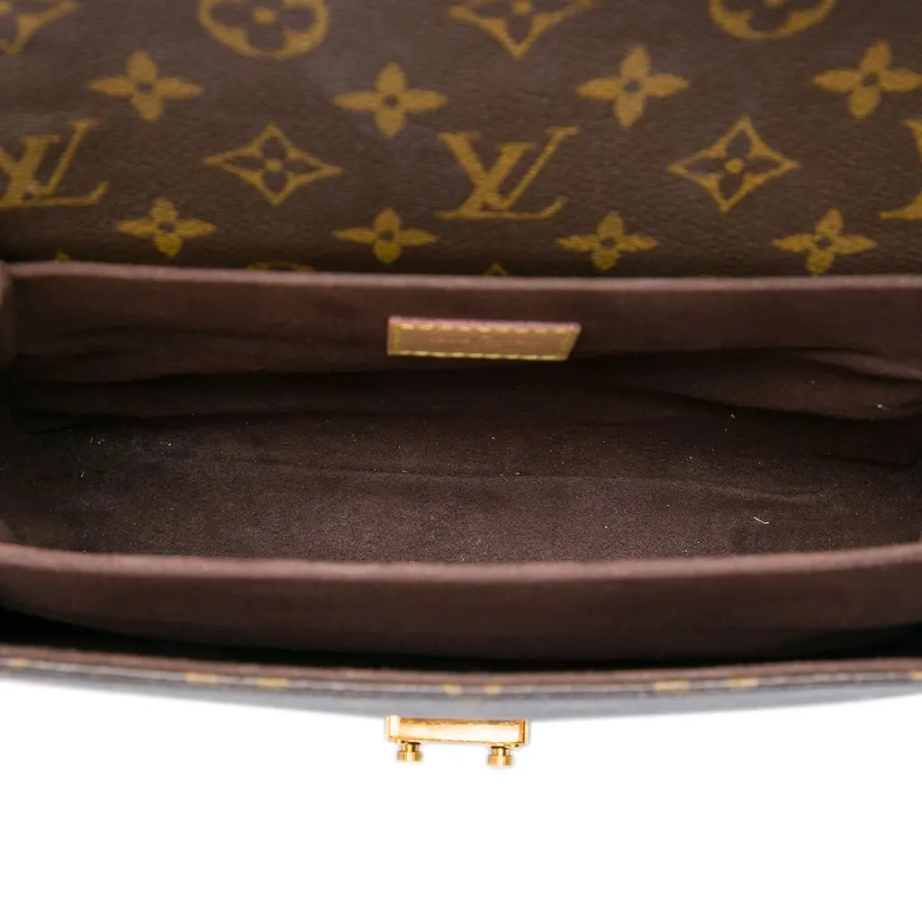 Louis Vuitton Monogram Pochette Metis Brown Very good - Model View