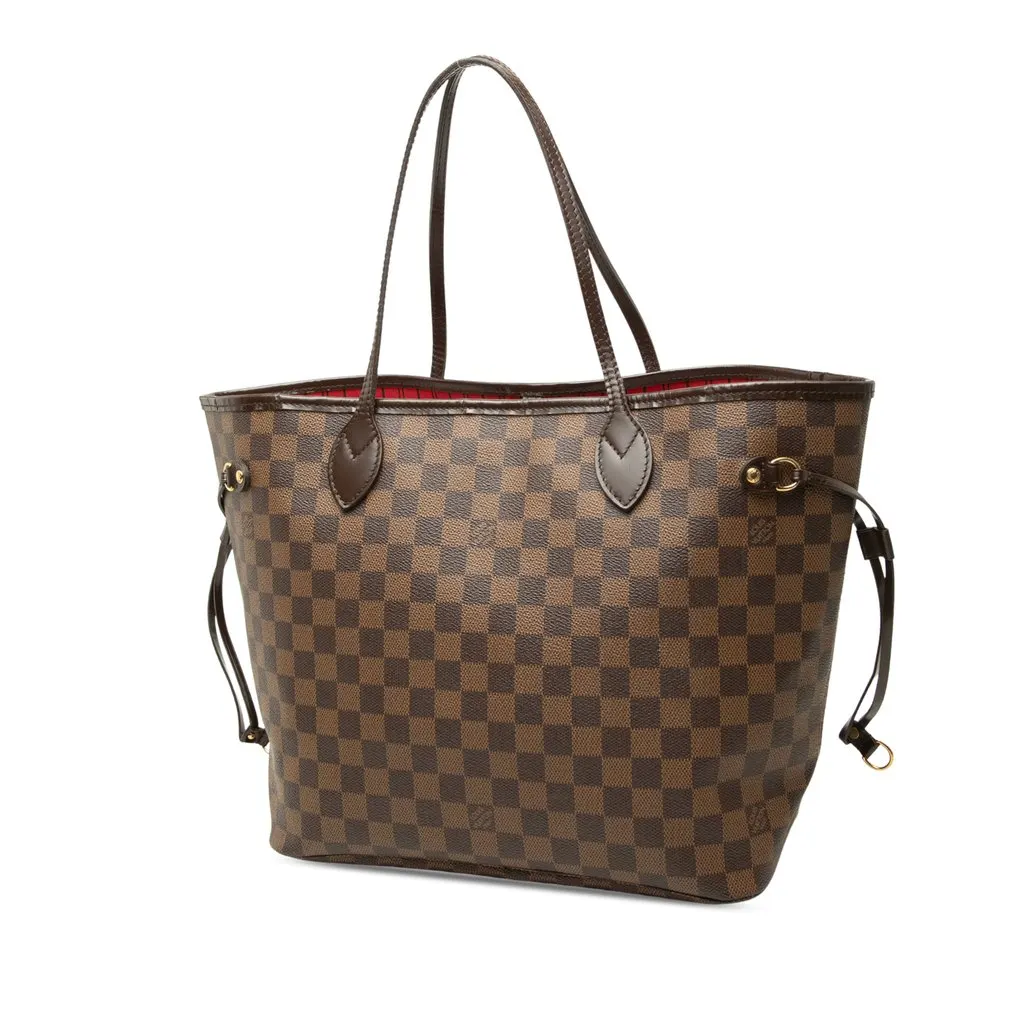 Louis Vuitton Damier Ebene Neverfull MM Brown Very good - Back View