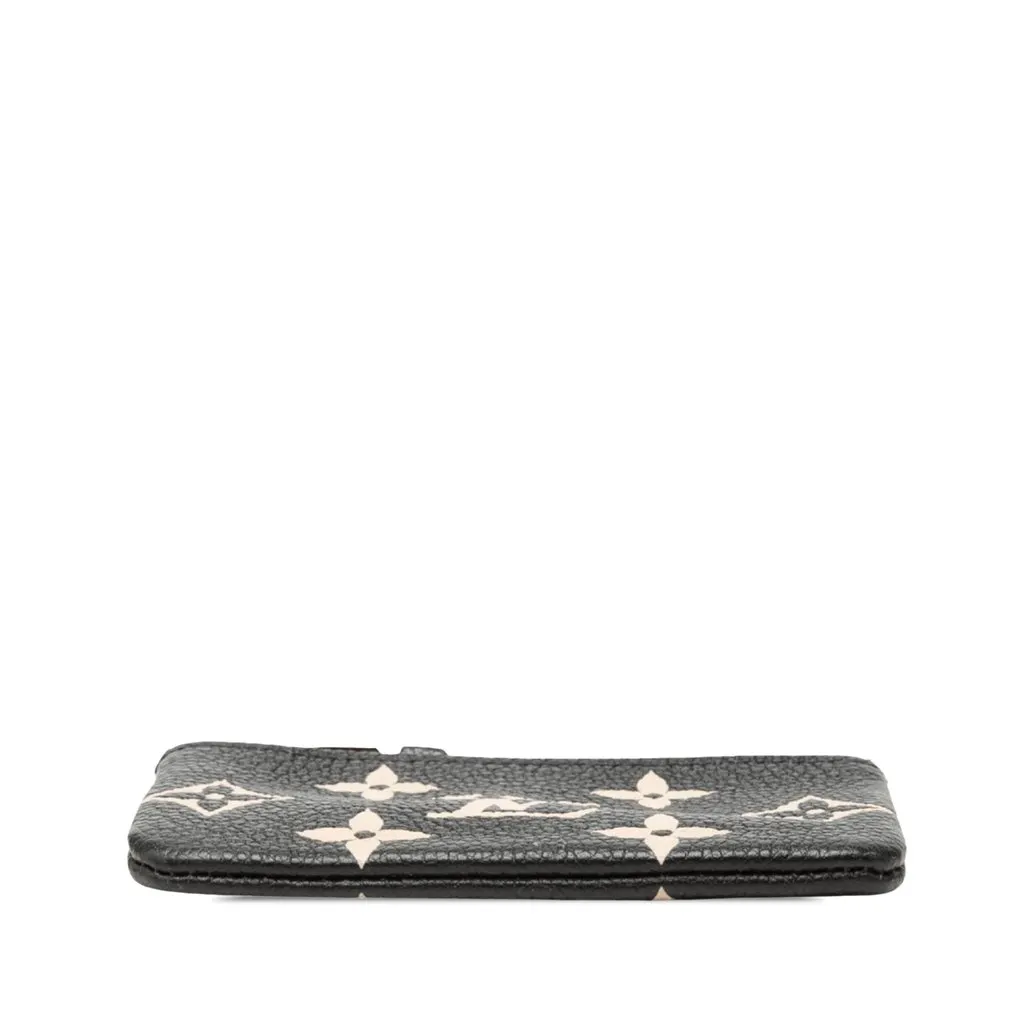 Louis Vuitton Bicolor Monogram Empreinte Key Pouch Black Leather Very good - Inside View