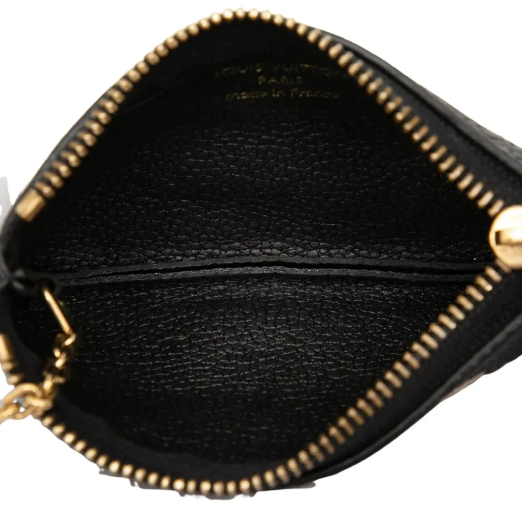 Louis Vuitton Bicolor Monogram Empreinte Key Pouch Black Leather Very good - Model View