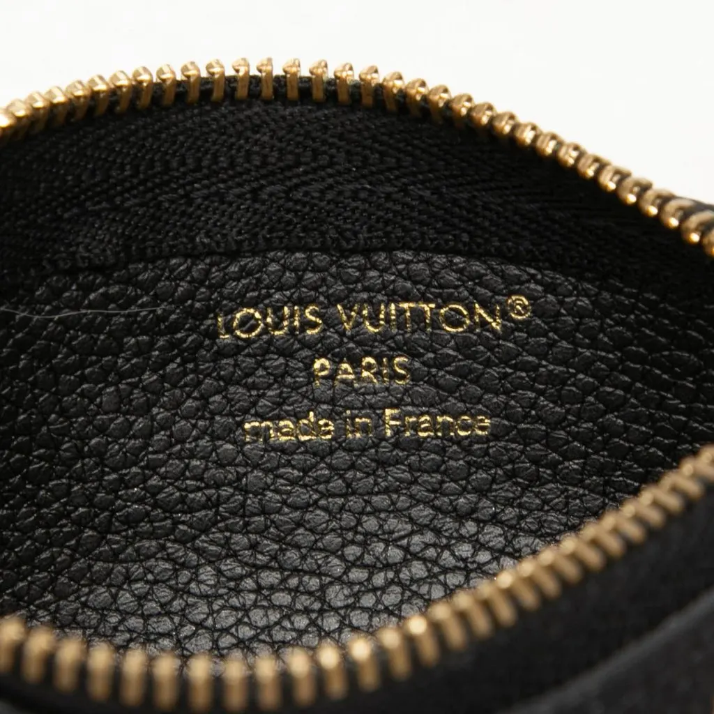 Louis Vuitton Bicolor Monogram Empreinte Key Pouch Black Leather Very good - Box View