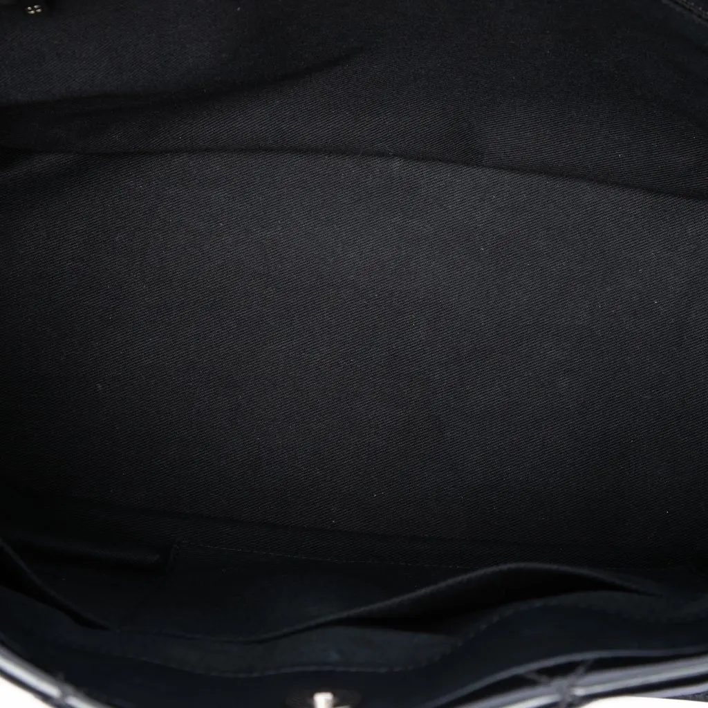Chanel CC Quilted Patent Timeless Soft Tote Black Leather Very good - Model View