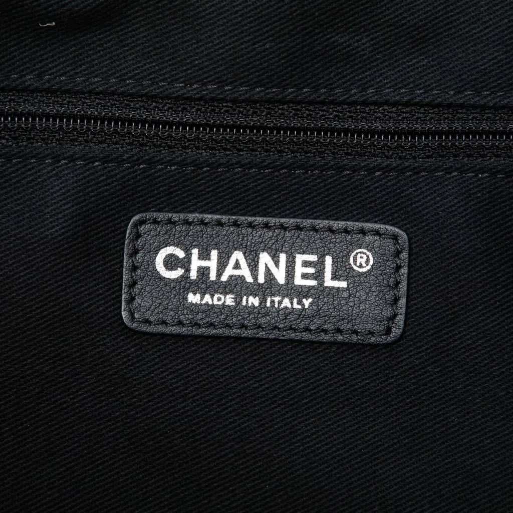 Chanel CC Quilted Patent Timeless Soft Tote Black Leather Very good - Box View