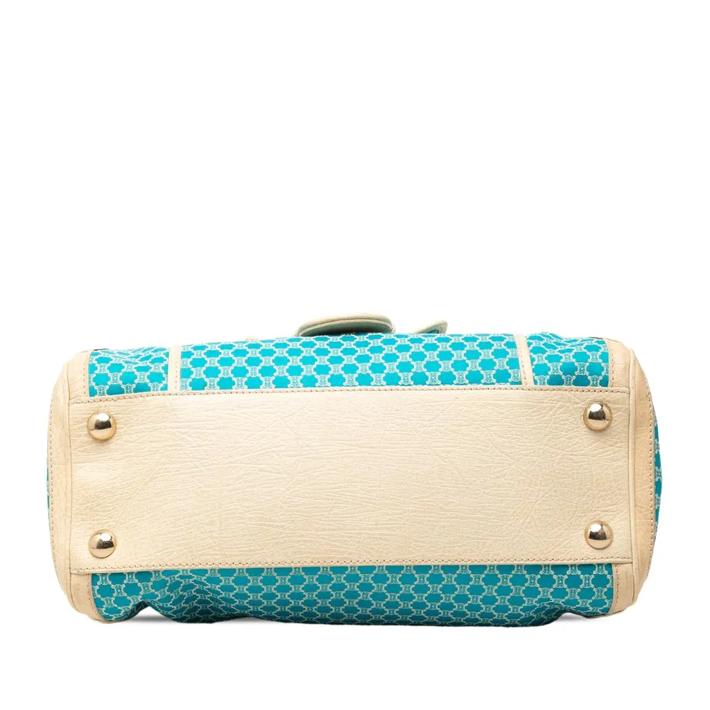 Celine Macadam Canvas Dome Handbag Blue Very good - Inside View