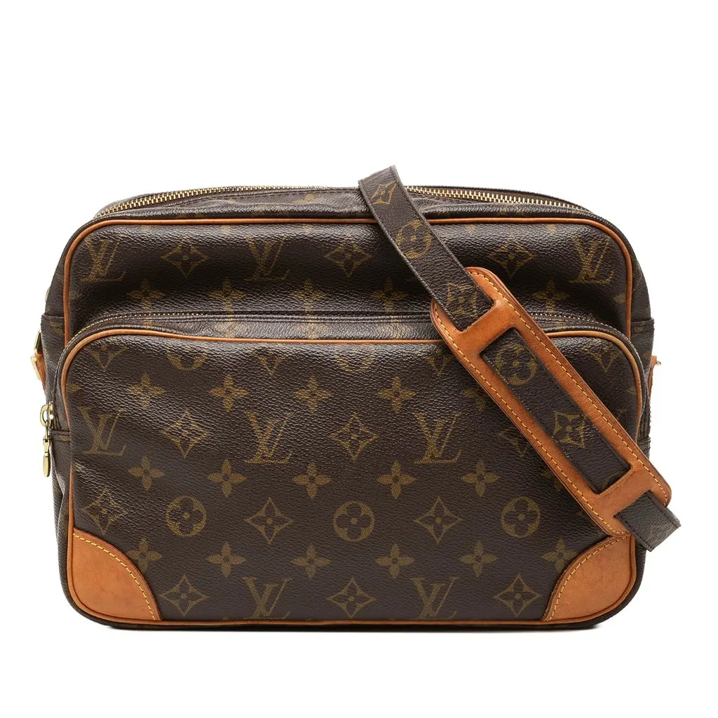 Louis Vuitton Monogram Nil Crossbody Brown Canvas Very good - Front View