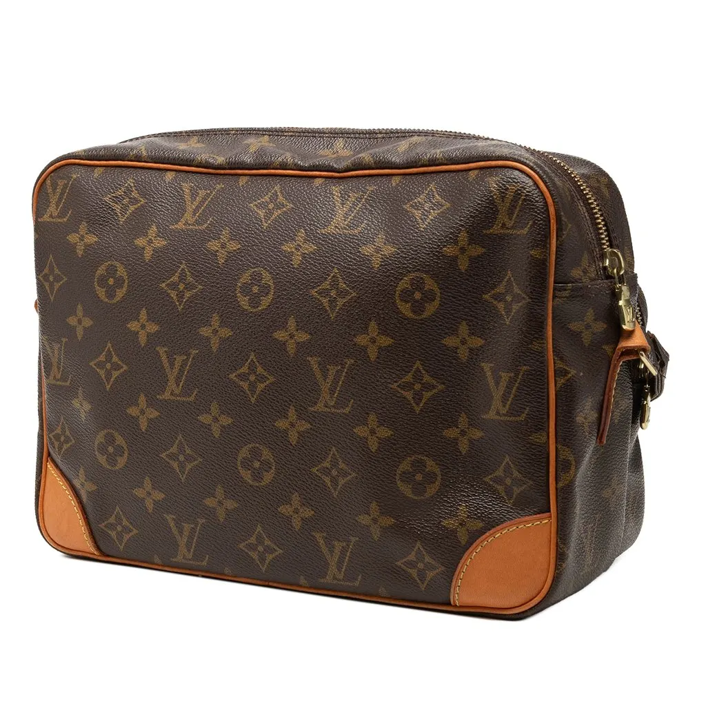 Louis Vuitton Monogram Nil Crossbody Brown Canvas Very good - Back View