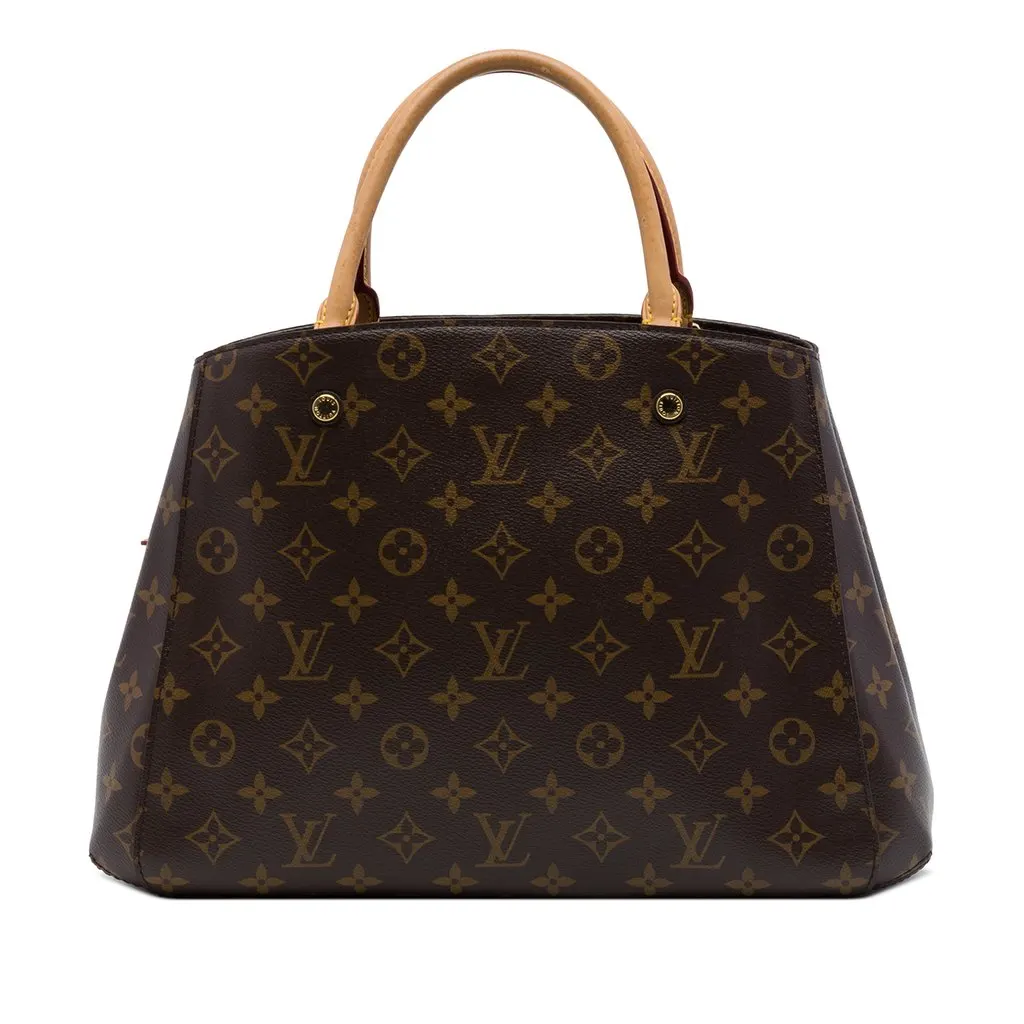 Louis Vuitton Monogram Montaigne MM Brown Canvas Very good - Front View