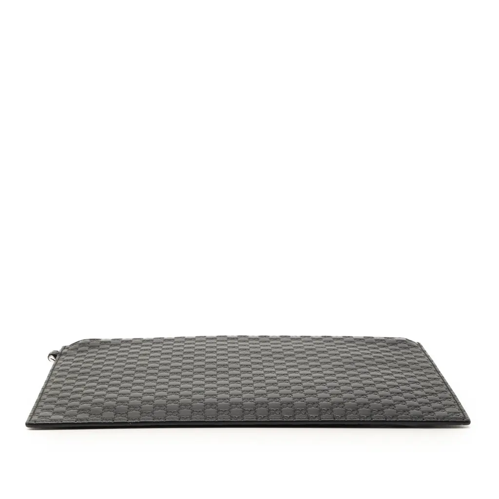 Gucci Microguccissima Clutch Black Leather Very good - Inside View