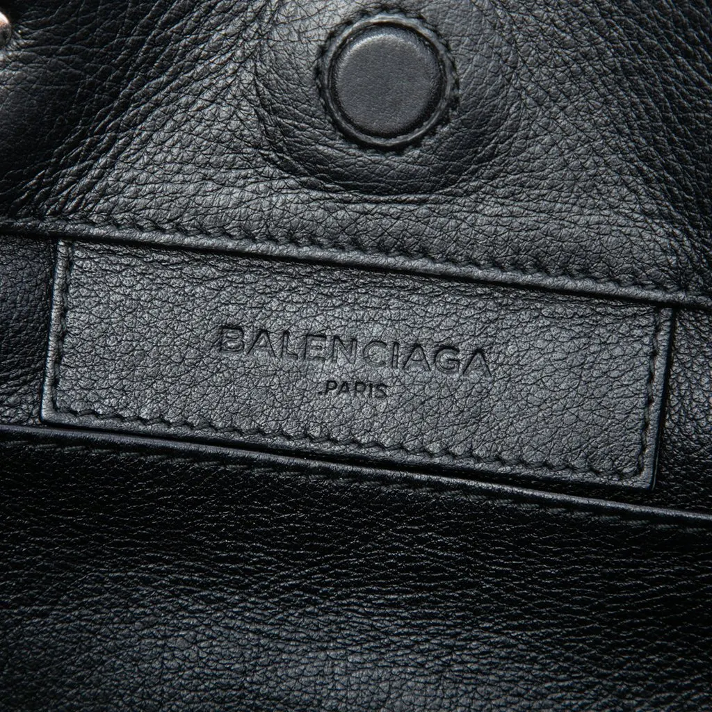 Balenciaga Mini Leather Papier A6 Zip Around Satchel Black Leather Very good - Box View