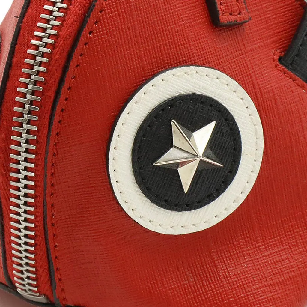 Gucci Childrens Leather Zoo Bee Handbag Red Leather Very good - Model View
