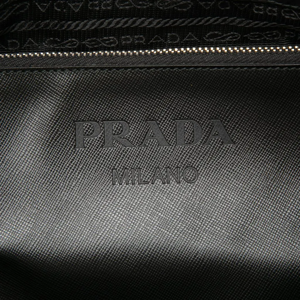 Prada Tessuto Skull Tote Black Very good - Box View