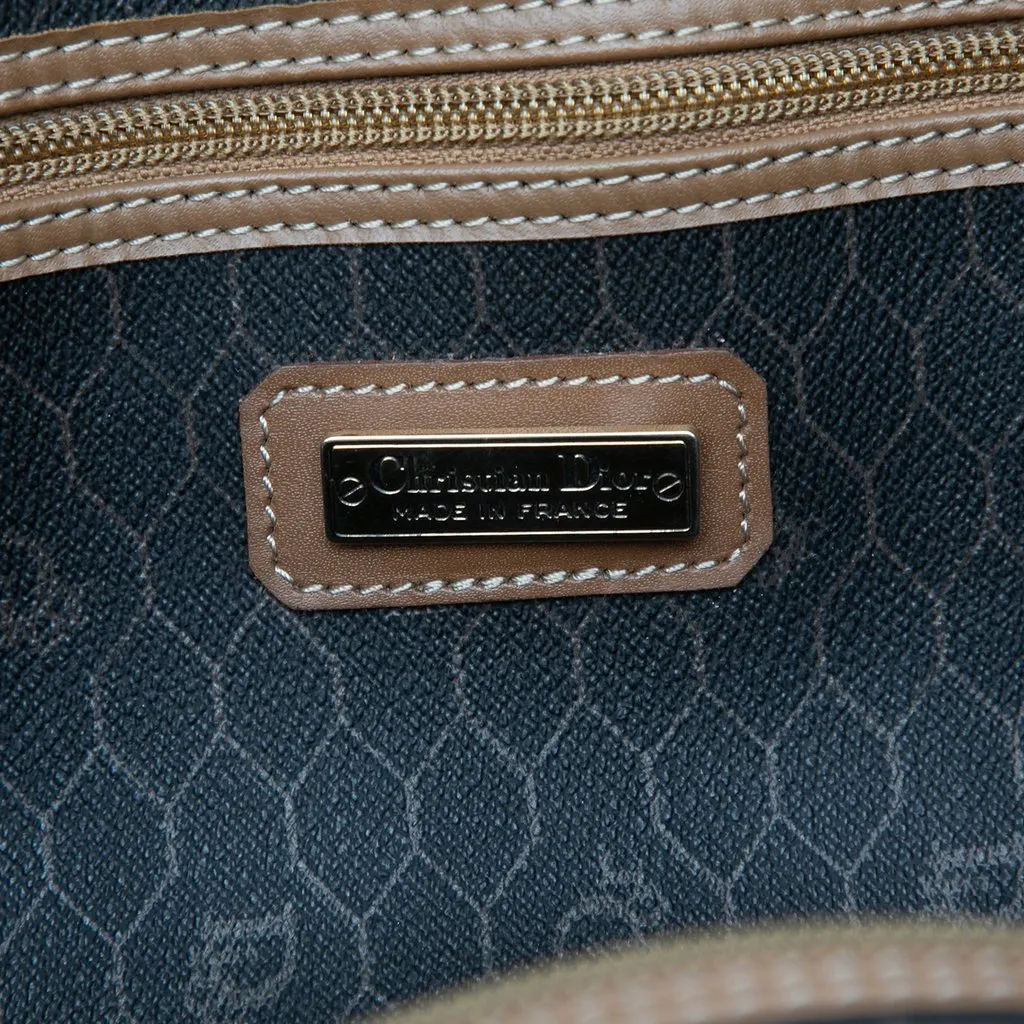 Dior Honeycomb Coated Canvas Travel Bag Black Very good - Box View