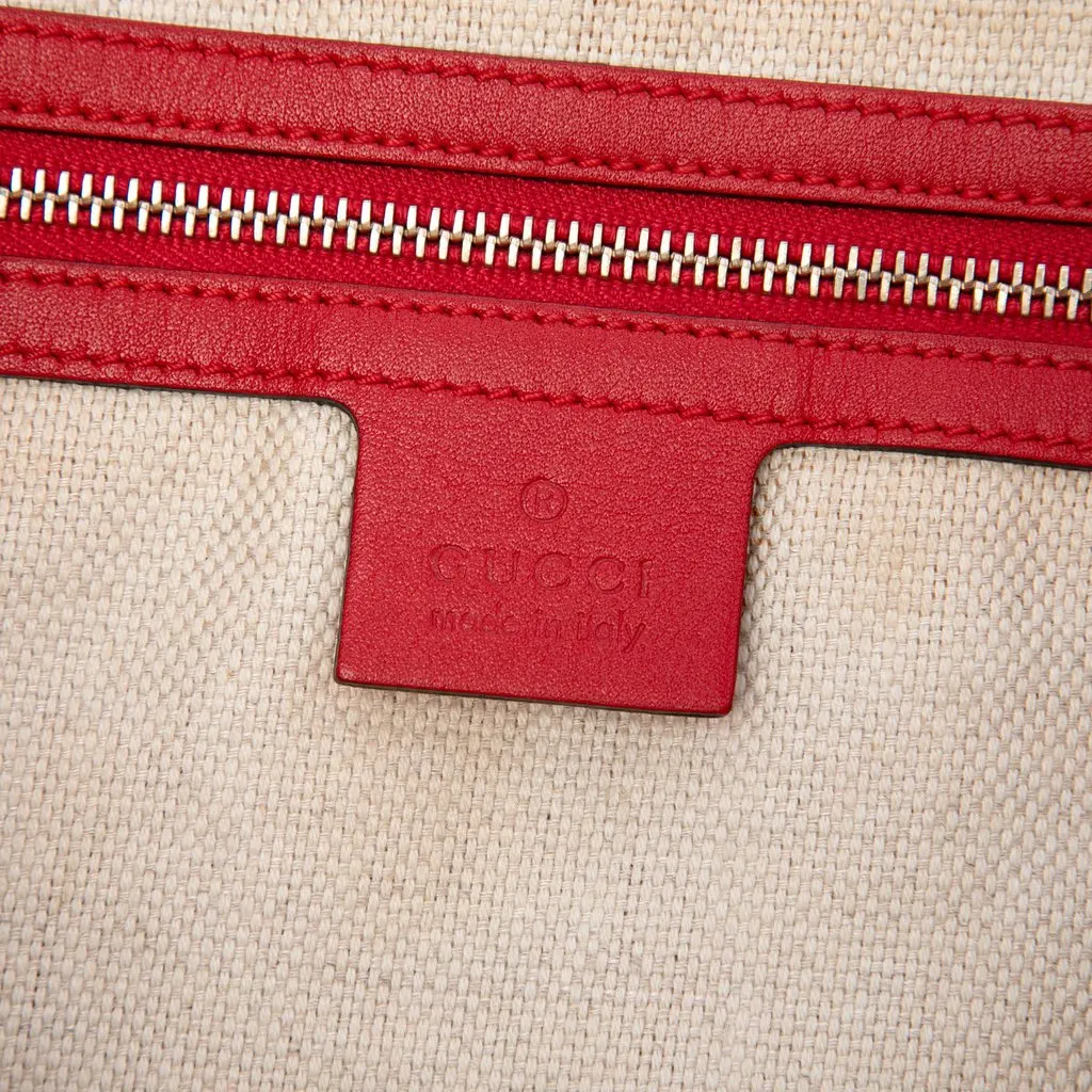 Gucci Medium GG Canvas Valentine Top Handle Bag Beige Very good - Box View