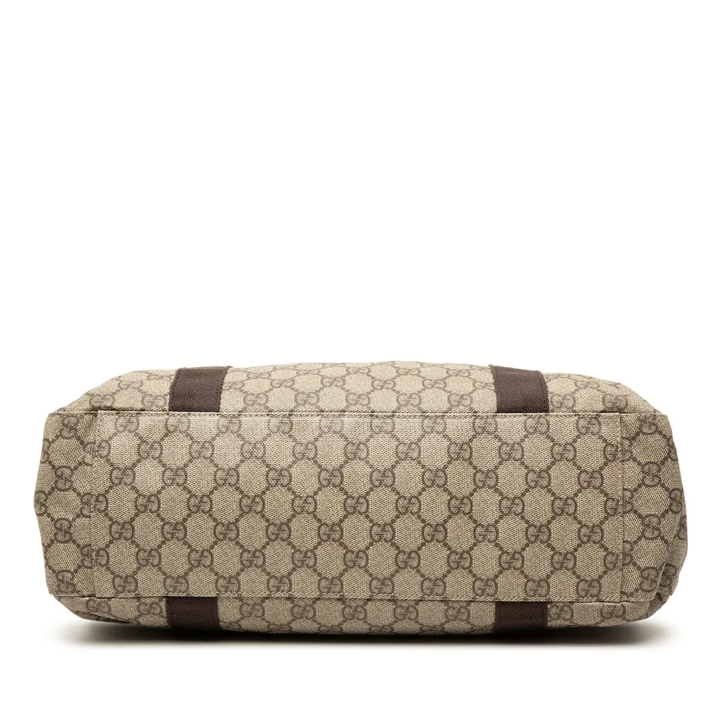 Gucci GG Supreme Tote Beige Canvas Good - Inside View