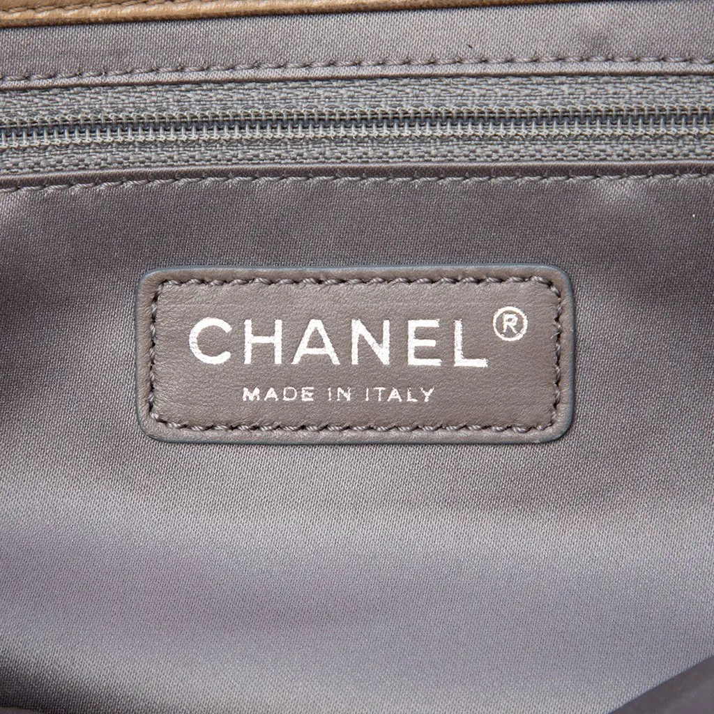 Chanel Medium Quilted Lambskin Coco Rain Flap Brown Leather Very good - Box View