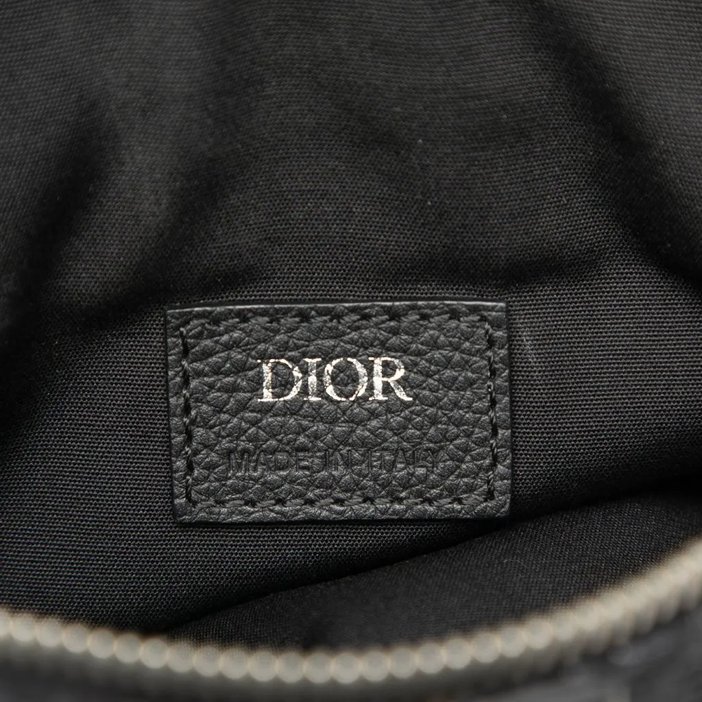 Dior Oblique Canvas Saddle Crossbody Black Canvas Very good - Box View