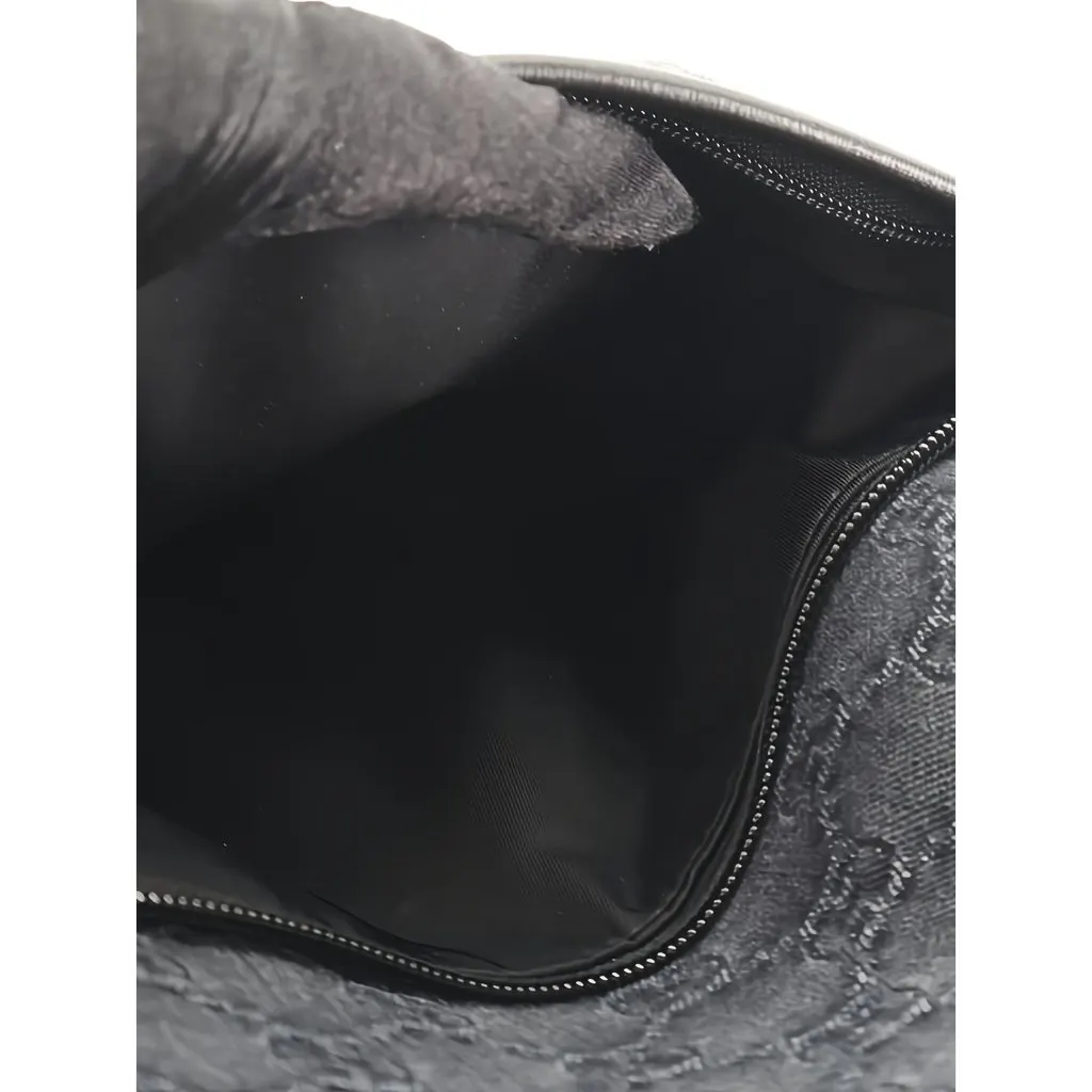 Gucci Kids GG Denim Backpack Grey Denim Very good - Model View