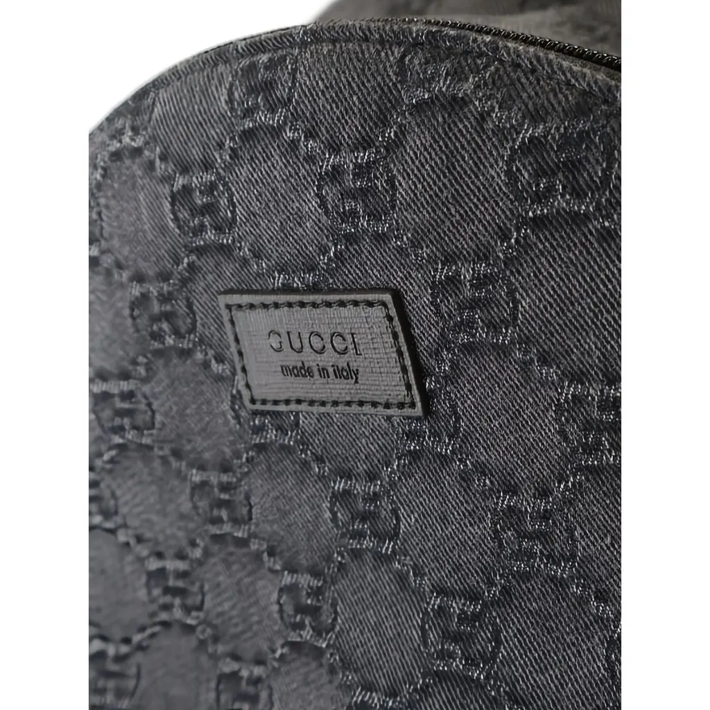 Gucci Kids GG Denim Backpack Grey Denim Very good - Box View