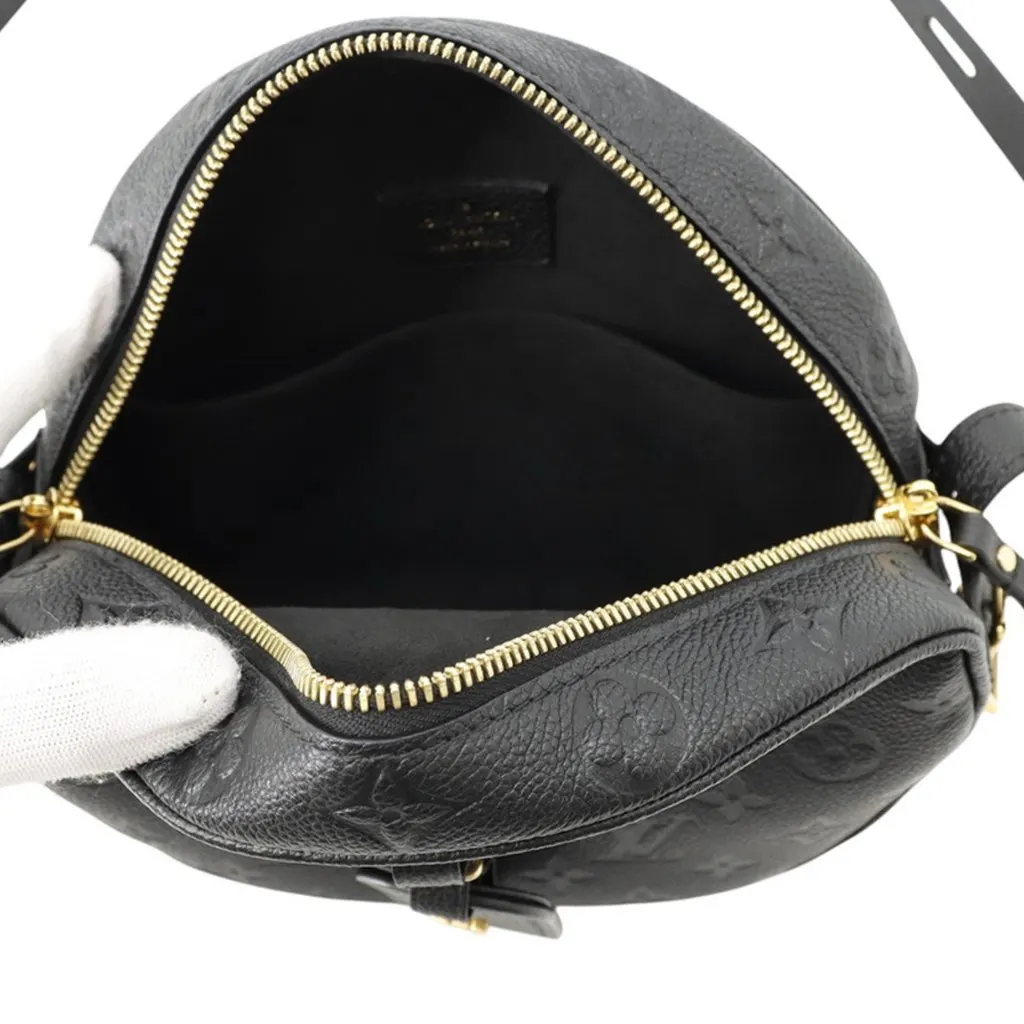 Louis Vuitton Monogram Empreinte Boite Chapeaux Souple MM Black Leather Good - Model View