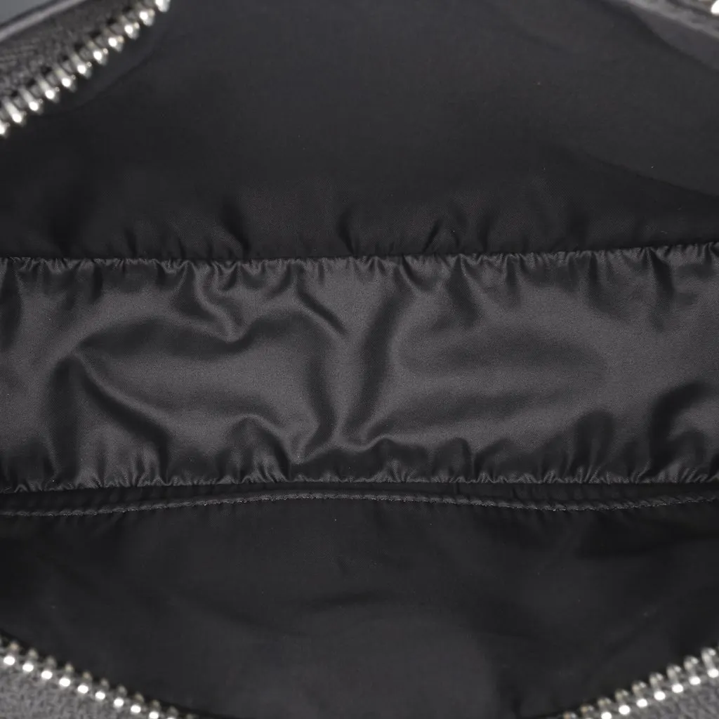 Celine Nylon Ava Shoulder Bag Black Very good - Model View