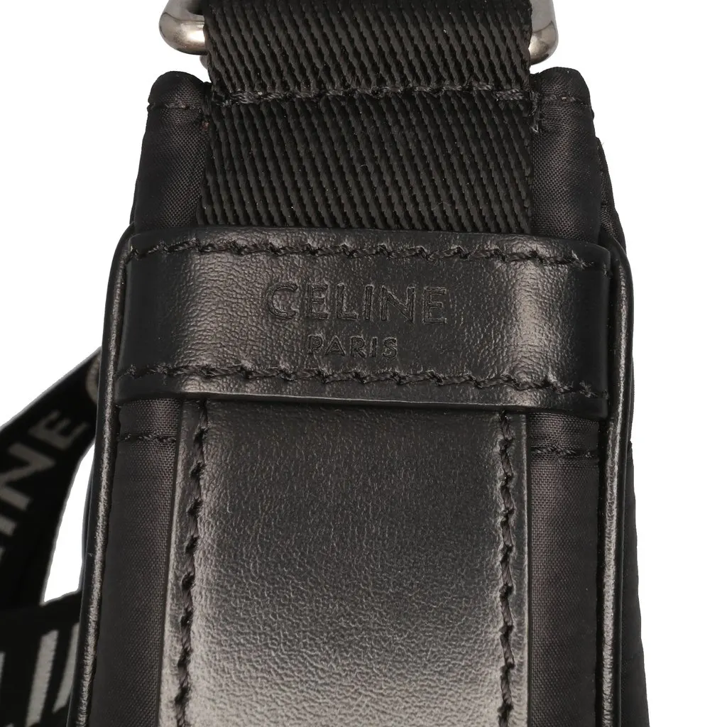 Celine Nylon Ava Shoulder Bag Black Very good - Box View