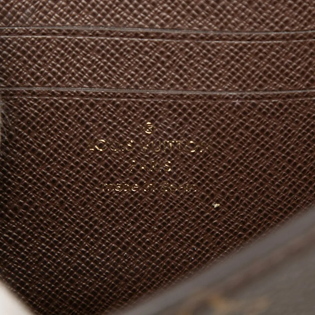 Louis Vuitton Monogram Lily Wallet On Chain Brown Canvas Good - Box View