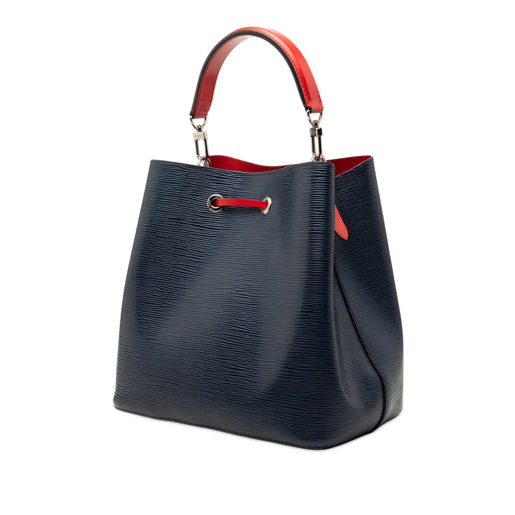Louis Vuitton Epi NeoNoe MM Blue Leather Very good - Back View