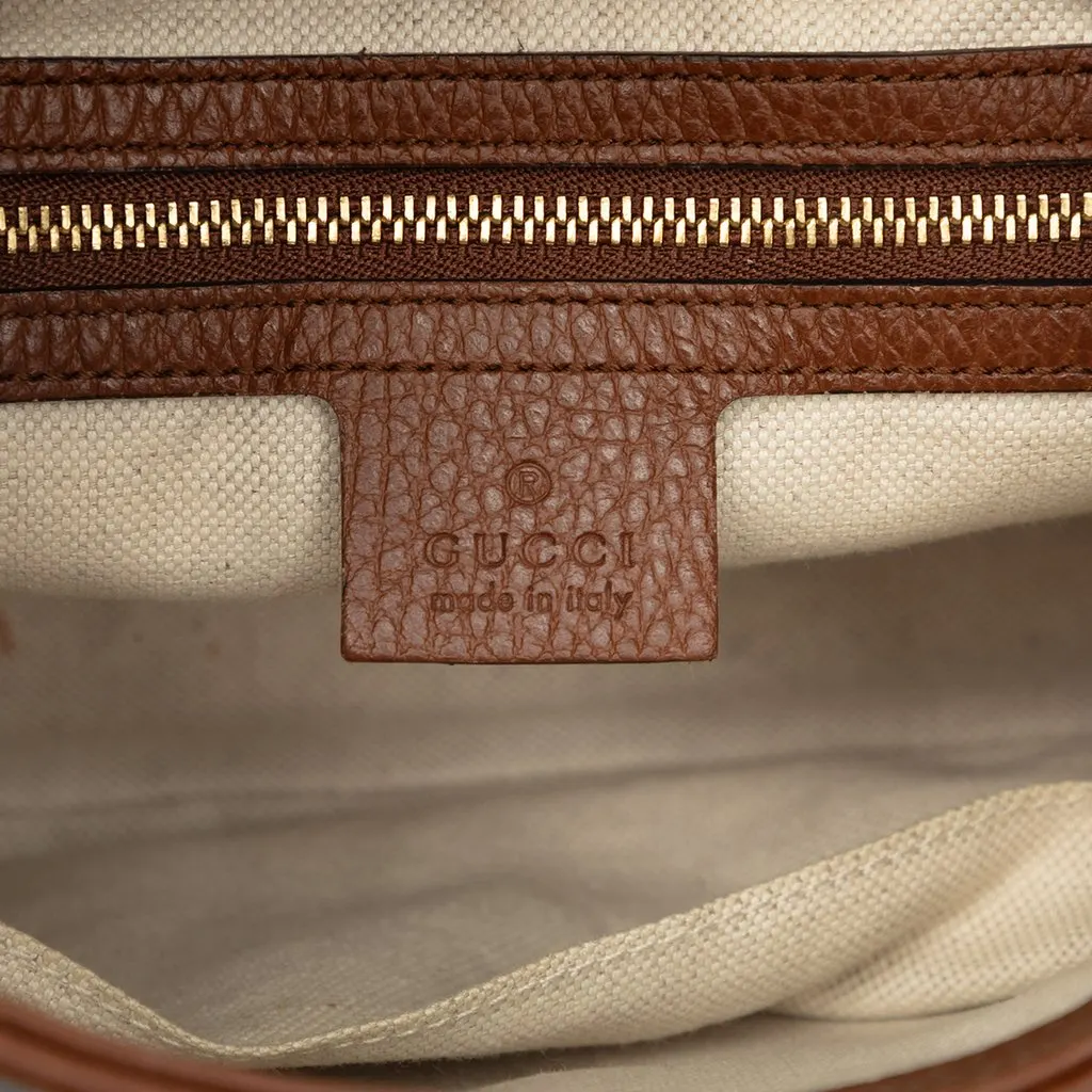 Gucci Small GG Denim Jackie 1961 Crossbody Blue Very good - Box View