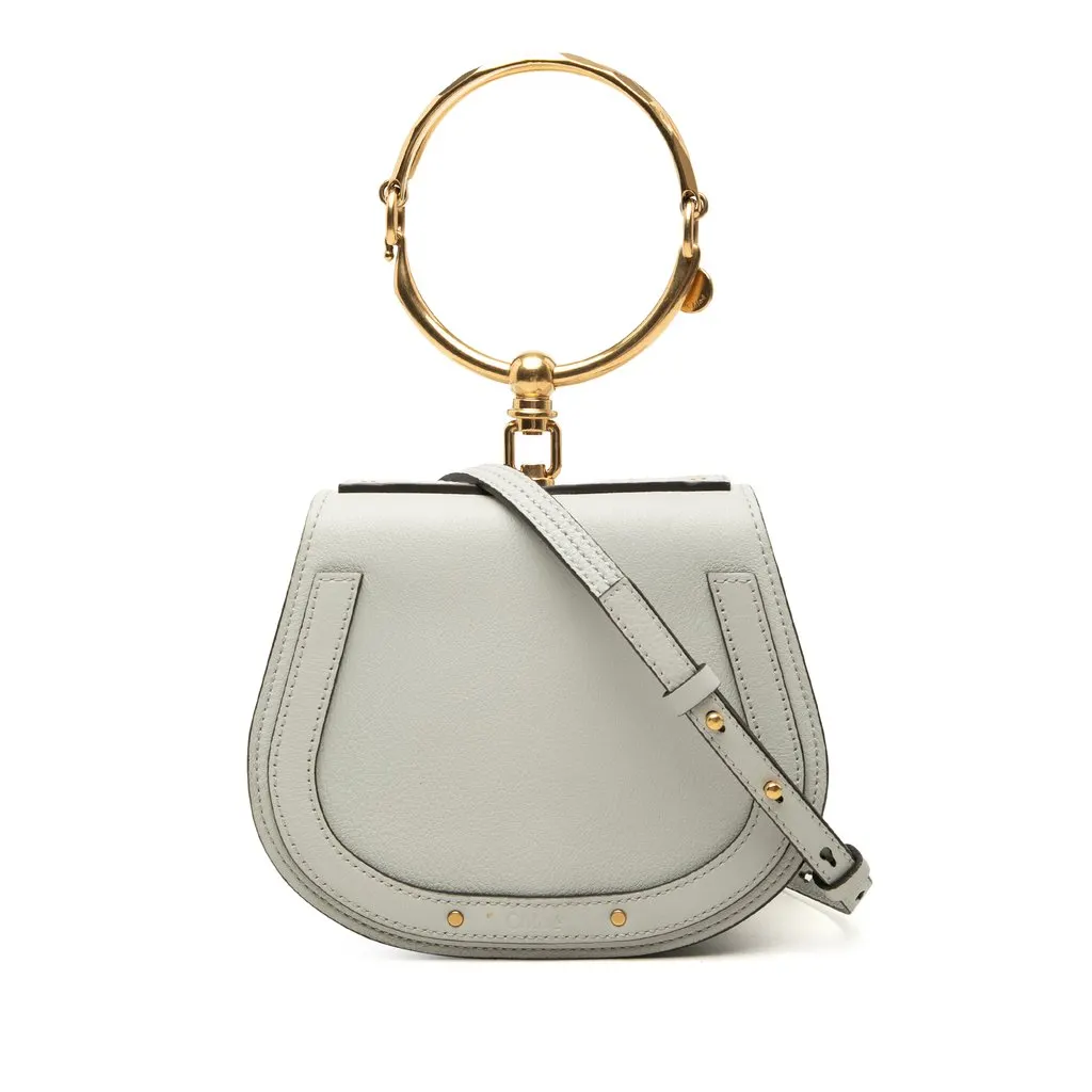 Chloé Small Leather Nile Bracelet Satchel MultiColor Leather Very good - Front View