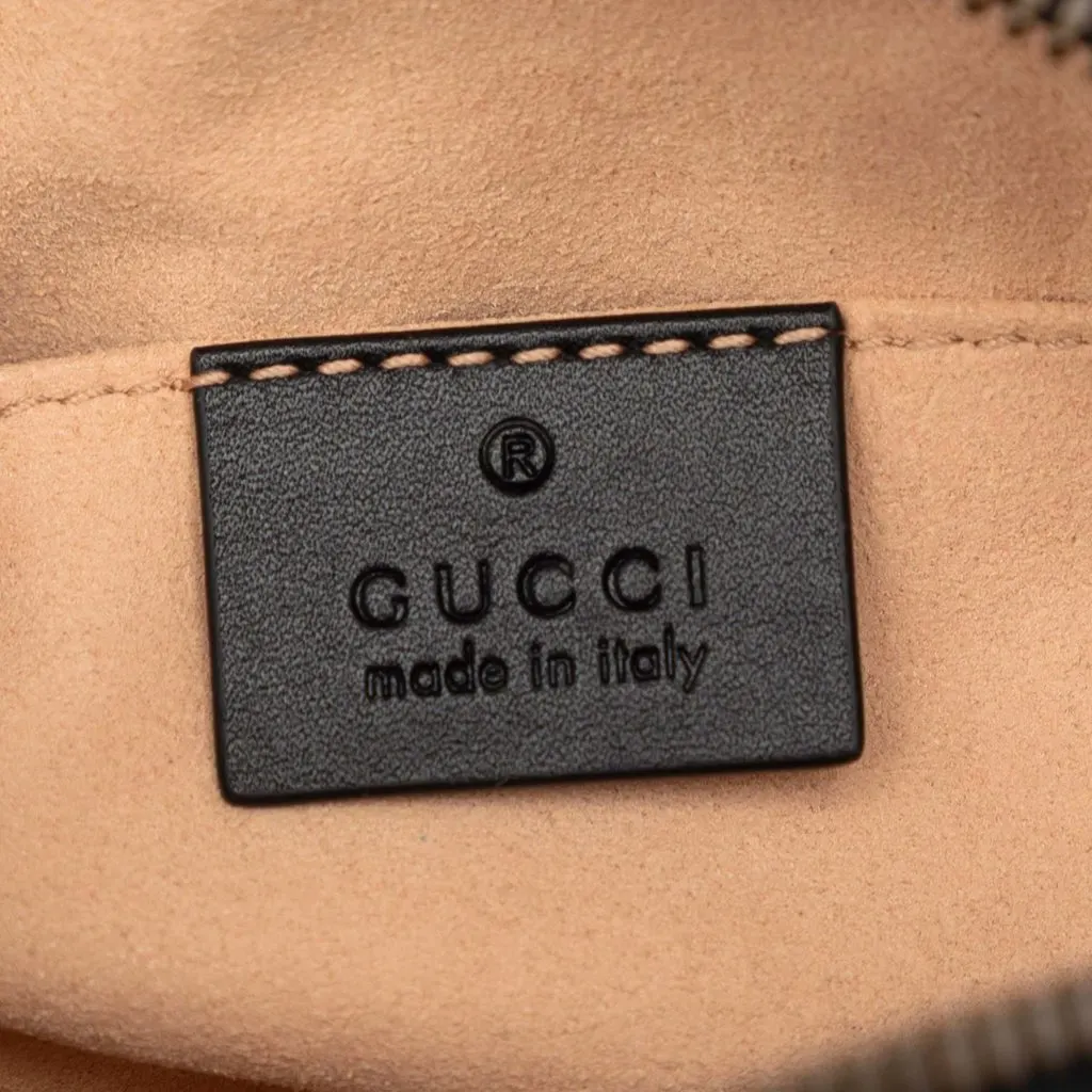 Gucci GG Marmont Matelasse Calfskin Belt Bag Black Leather Very good - Box View