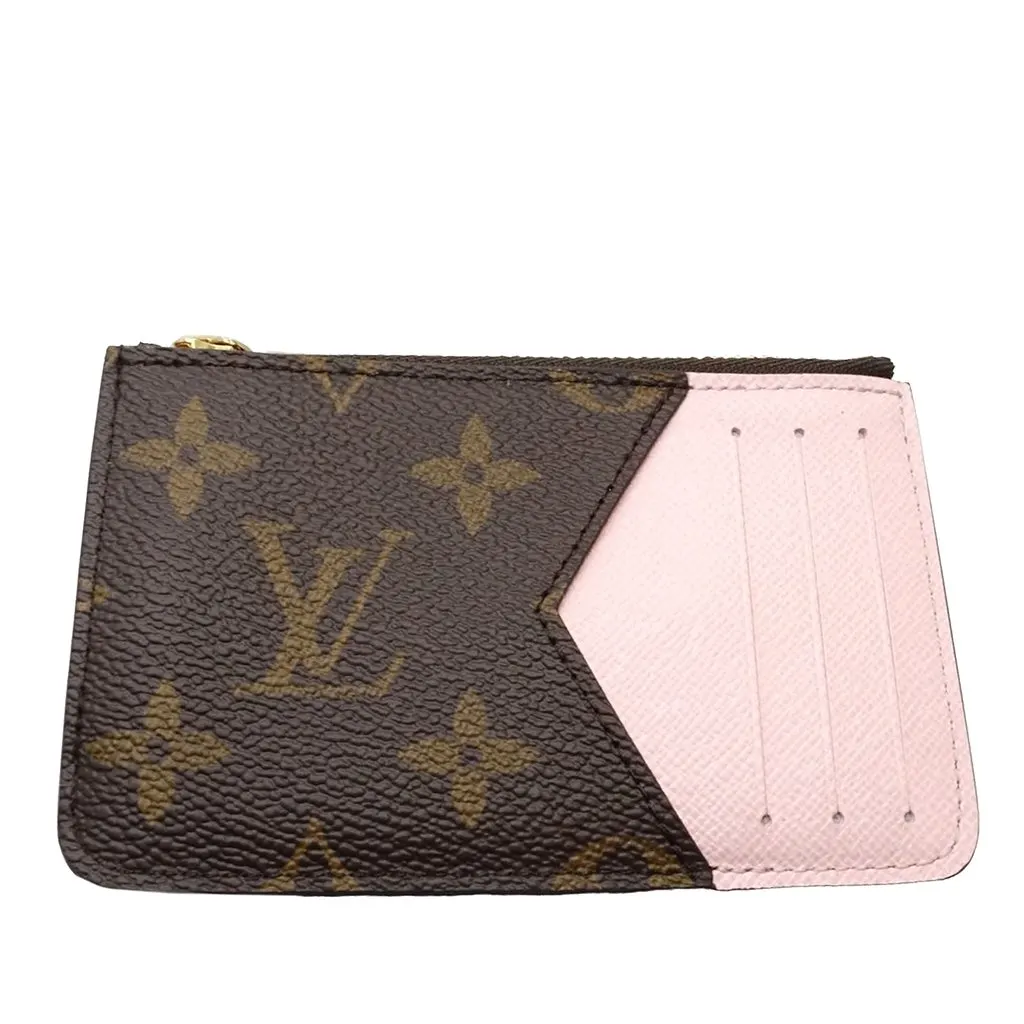 Louis Vuitton Monogram Romy Card Holder Brown Never worn - Front View