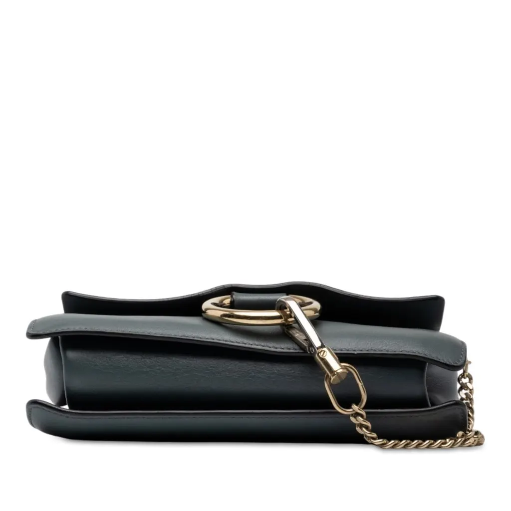 Chloé Small Suede and Calfskin Faye Crossbody MultiColor Leather Very good - Inside View