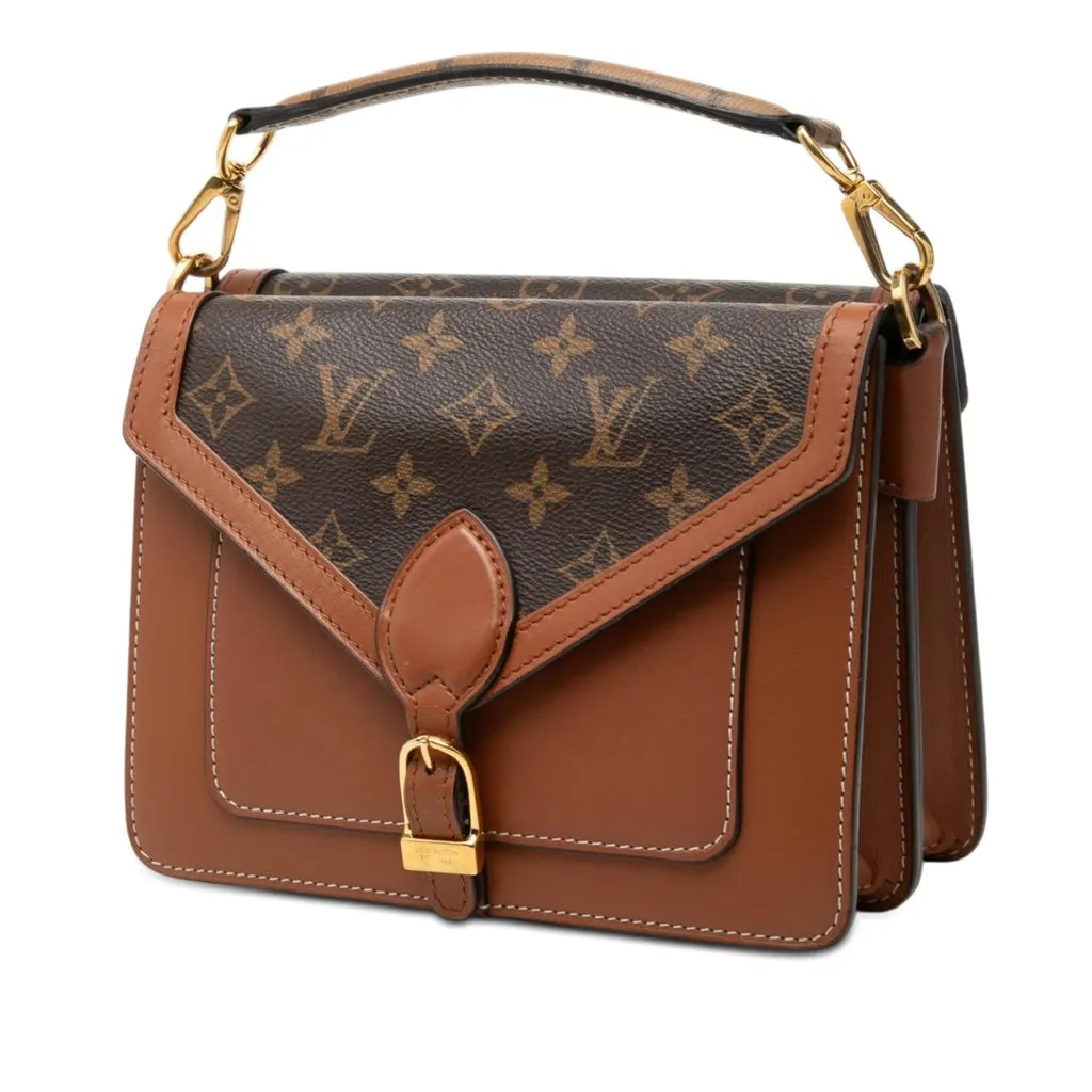 Louis Vuitton Monogram Retro Biface Brown Canvas Good - Back View