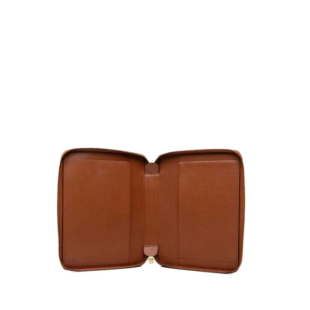 Louis Vuitton Epi Voyage Agenda GM Brown Leather Good - Model View