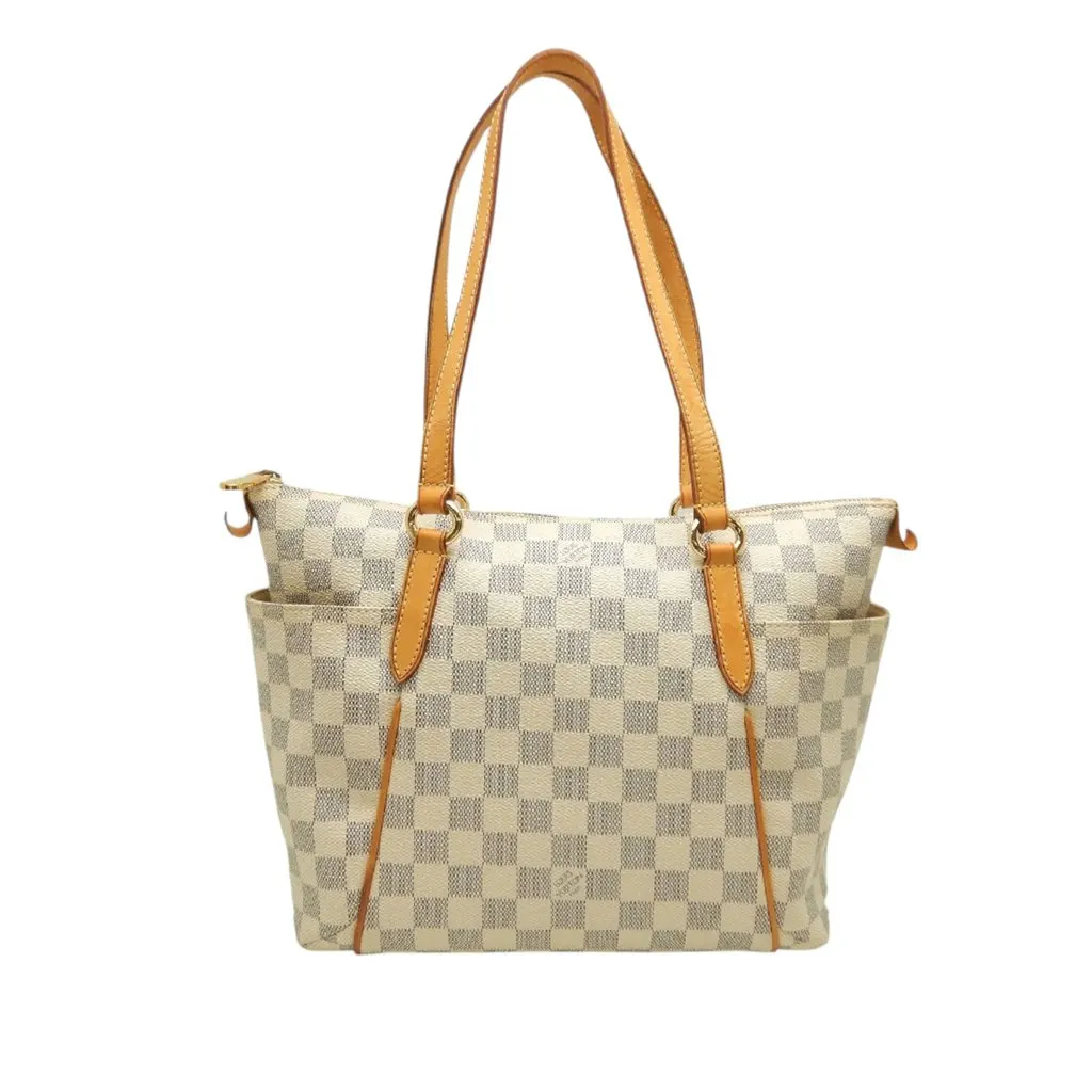 Louis Vuitton Damier Azur Totally PM White Very good - Front View