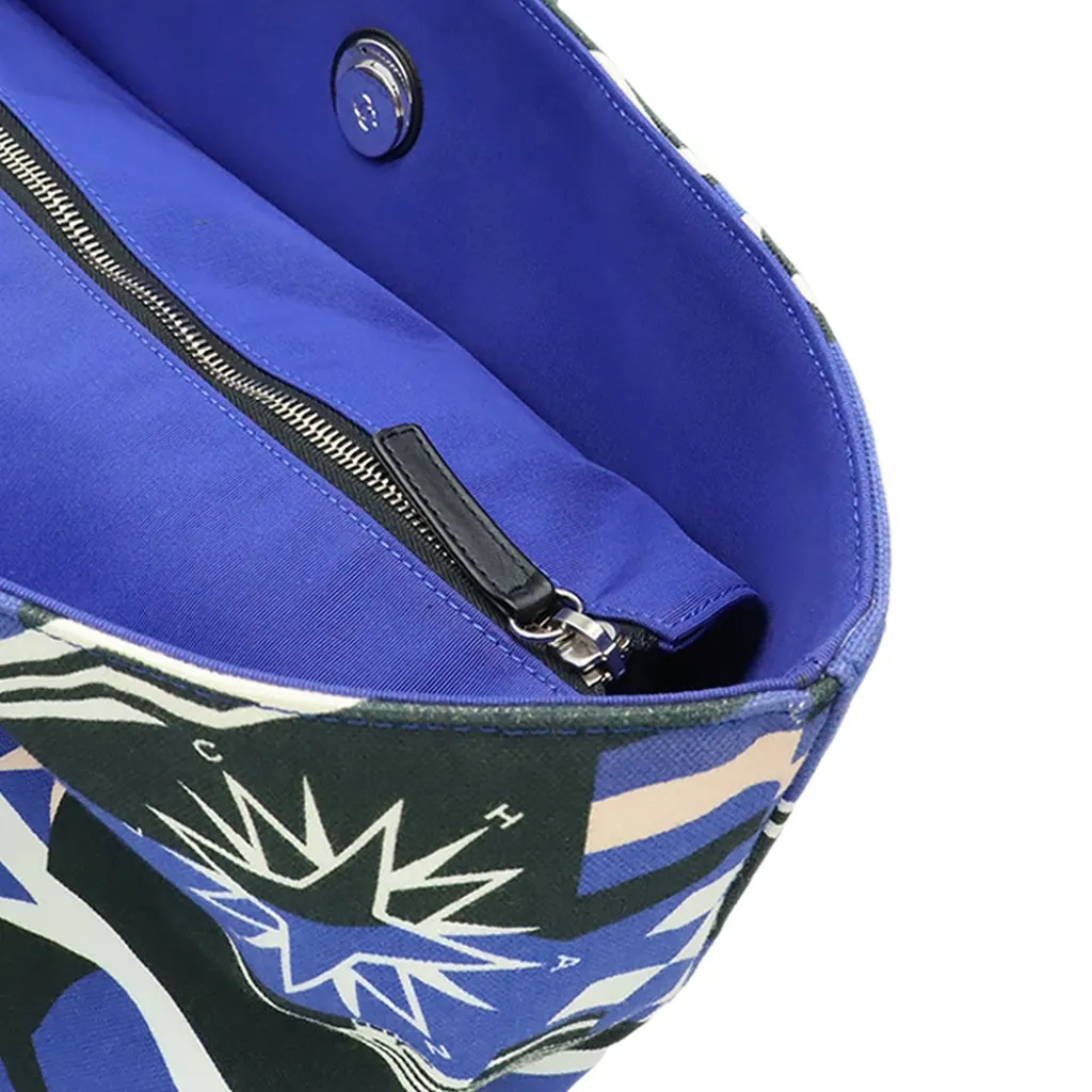 Chanel Large Canvas La Pausa Bay Shopping Tote Blue Very good - Box View