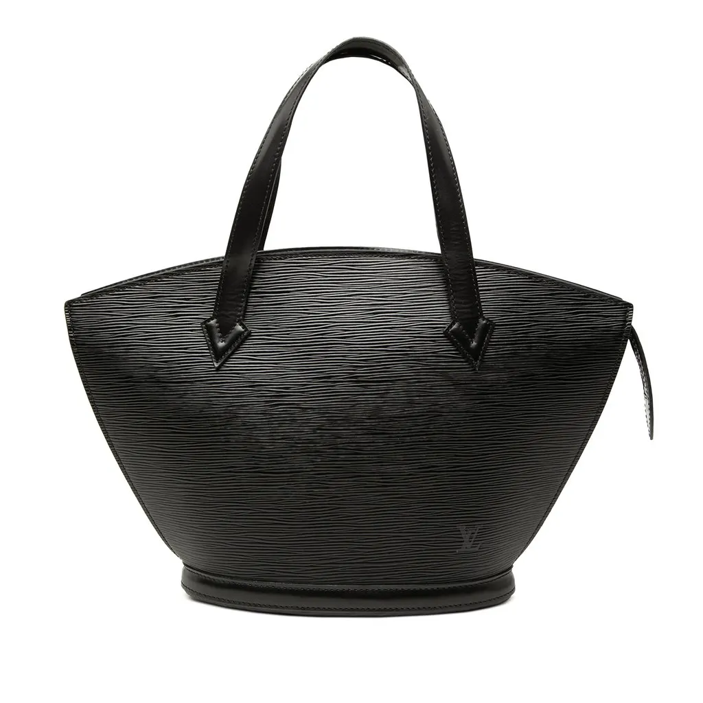 Louis Vuitton Epi Saint Jacques PM Short Strap Black Leather Very good - Front View