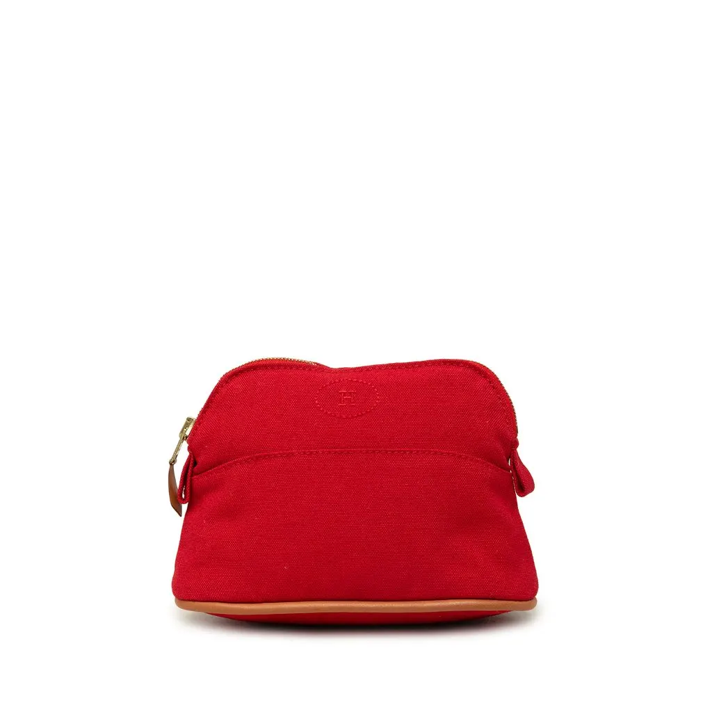 Hermès Mini Canvas Bolide Pouch