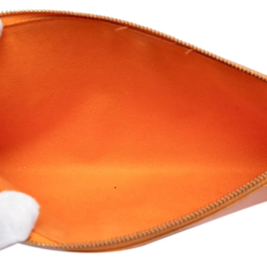 Louis Vuitton Epi Pochette Accessoires Orange Leather Very good - Model View